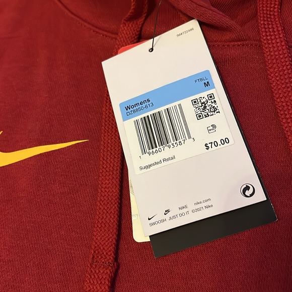 USC Trojans Nike hoodie m womens back and front print NWT $70 - Picture 3 of 10